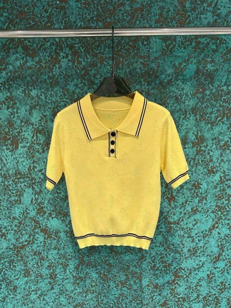 2025年3月24日入荷春夏新作Louis Vuittonニット 半袖Tシャツ can工場