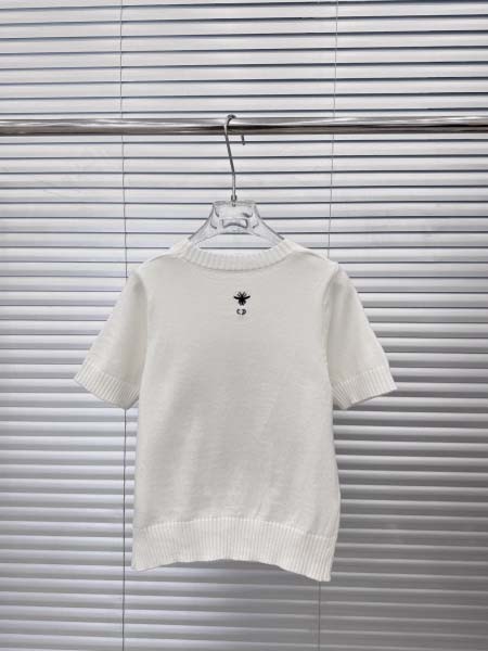 2025年3月24日入荷春夏新作Diorニット 半袖Tシャツ can工場