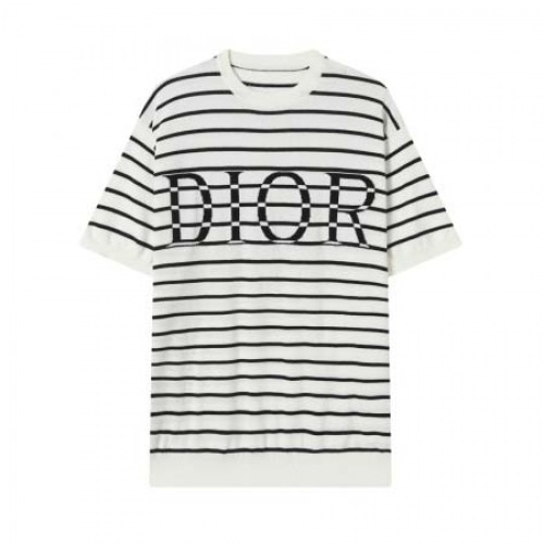 2025年3月25日入荷春夏高品質新作Diorニット半袖Tシャツdiand工場