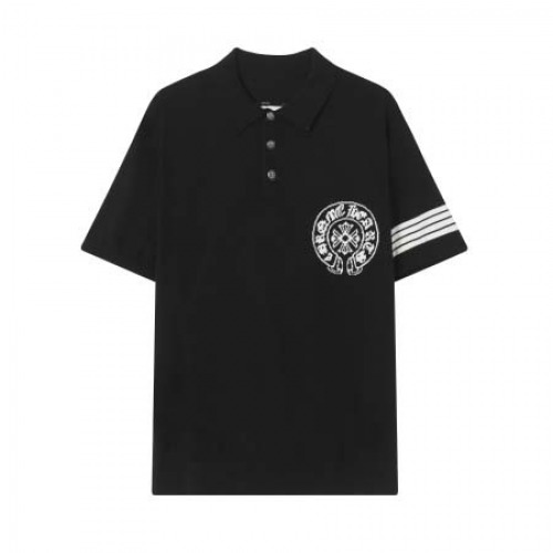 2025年3月25日入荷春夏高品質新作Chrome heartsニット半袖Tシャツdiand工場