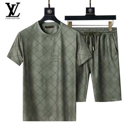 2025年3月25日入荷春夏新作LOUIS VUITTON半袖 セット上下shun工場