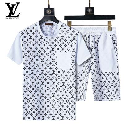 2025年3月25日入荷春夏新作LOUIS VUITTON半袖 セット上下shun工場