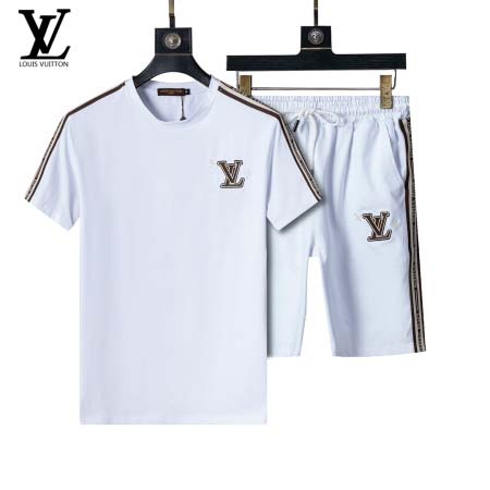 2025年3月25日入荷春夏新作LOUIS VUITTON半袖 セット上下shun工場