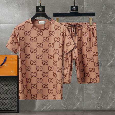 2025年3月25日入荷春夏新作Gucci半袖 セット上下shun工場