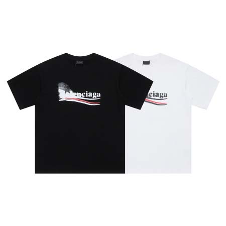 2025年3月12日春夏新品BALENCIAGA半袖Tシャツ...