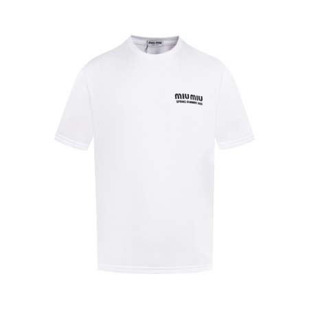 2025年3月14日春夏高品質新品MIUMIU半袖Tシャツ ...