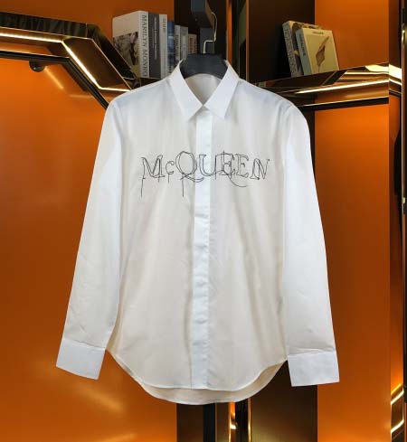 2025年3月15日 春夏高品質新品McQueen長袖シャツ...