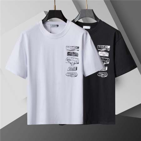2025年3月17日春夏人気の新作Dior半袖TシャツLG工...