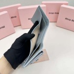2025年3月17日新品小銭入れとカードケース財布Miumiu 5235    9.5X7.5X3.5cm zy工場