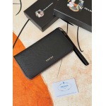 2025年3月17日新品財布PRADA blue  21cmX12cmX2.5cm  zy工場