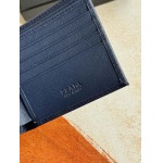 2025年3月17日新品財布PRADA  2M0513# blue 11cmx9cm   zy工場