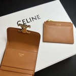 2025年3月17日新品財布 Celine TRIOMPHE 9.5×7.5×3cm   zy工場
