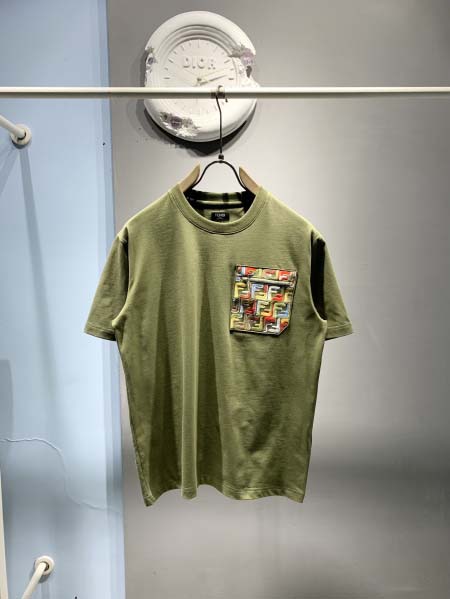2025年3月19日高品質新作FENDI半袖Tシャツ HoH...