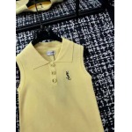 2025年3月19日入荷春夏新作YSL 袖なし ニット tシャツcan工場