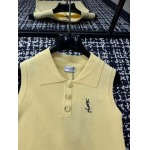 2025年3月19日入荷春夏新作YSL 袖なし ニット tシャツcan工場