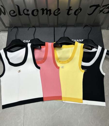 2025年3月23日入荷春夏新作Chanelニット タンクト...