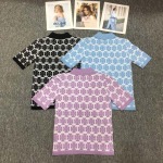 2025年3月23日入荷春夏新作Chanel斜め肩 ニット半袖 Tシャツ  can工場