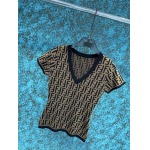 2025年3月23日入荷春夏新作Fendi袖なし ニット tシャツ can工場