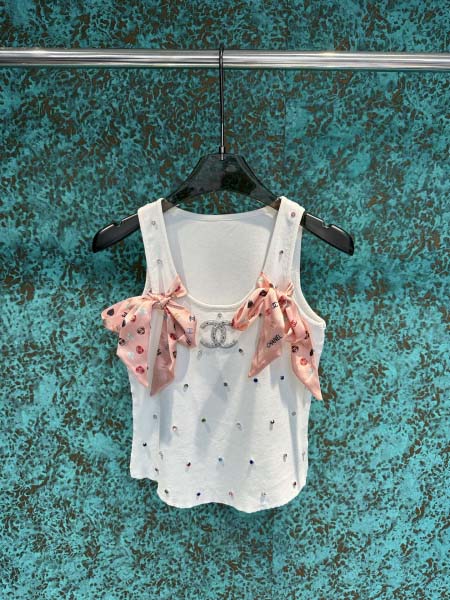 2025年3月23日入荷春夏新作Chanelニット タンクト...