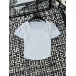 2025年3月23日入荷春夏新作YSL ニット半袖 Tシャツ  can工場