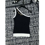 2025年3月23日入荷春夏新作Louis Vuitton斜め肩 ニット半袖 Tシャツ  can工場