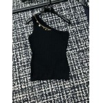2025年3月23日入荷春夏新作Louis Vuitton斜め肩 ニット半袖 Tシャツ  can工場