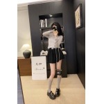 2025年3月23日入荷春夏新作Louis Vuitton斜め肩 ニット半袖 Tシャツ  can工場