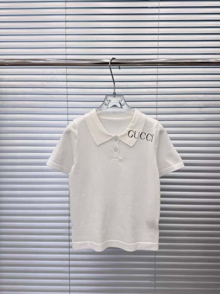 2025年3月23日入荷春夏新作Gucci ニット半袖 Tシ...