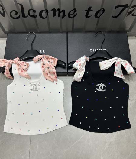 2025年3月24日入荷春夏新作Chanelニット タンクト...