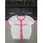 2025年3月24日入荷春夏新作Chanelニット 半袖Tシャツ can工場