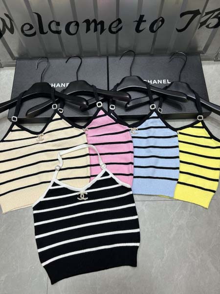 2025年3月24日入荷春夏新作Chanelニット タンクト...