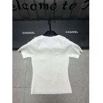 2025年3月24日入荷春夏新作Chanelニット 半袖Tシャツ can工場