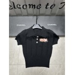 2025年3月24日入荷春夏新作Chanelニット 半袖Tシャツ can工場