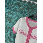 2025年3月24日入荷春夏新作Chanelニット 半袖Tシャツ can工場