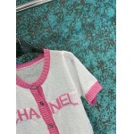 2025年3月24日入荷春夏新作Chanelニット 半袖Tシャツ can工場