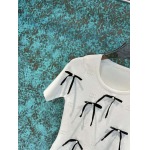 2025年3月24日入荷春夏新作Chanelニット 半袖Tシャツ can工場