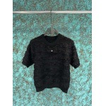 2025年3月24日入荷春夏新作Chanelニット 半袖Tシャツ can工場