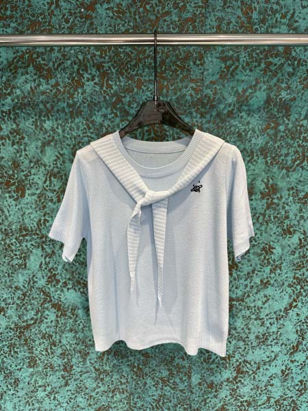 2025年3月24日入荷春夏新作ニット 半袖Tシャツ can...