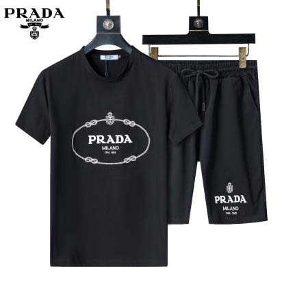2025年3月25日入荷春夏新作PRADA半袖 セット上下s...