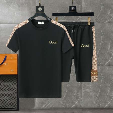 2025年3月25日入荷春夏新作Gucci半袖 セット上下s...