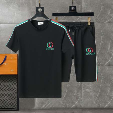 2025年3月25日入荷春夏新作Gucci半袖 セット上下s...