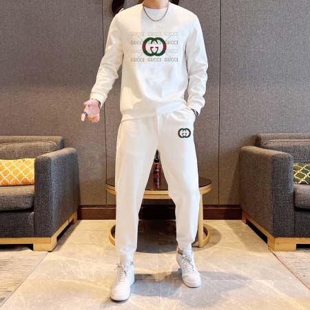 2025年3月28日入荷新作GUCCI春秋メンズ 上下セット...
