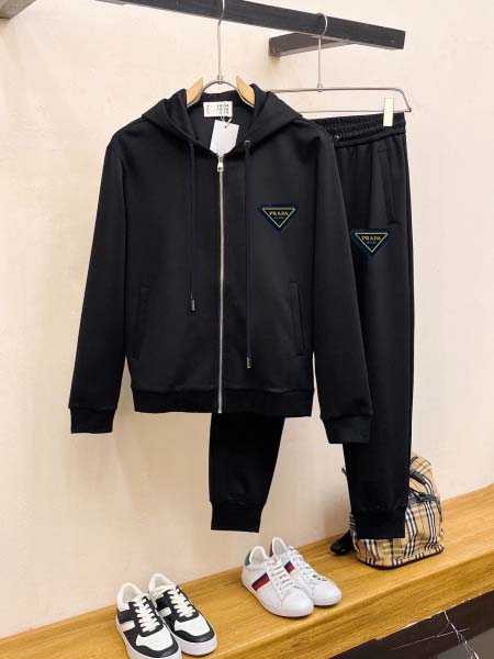 2025年3月28日入荷新作PRADA春秋メンズ 上下セット...