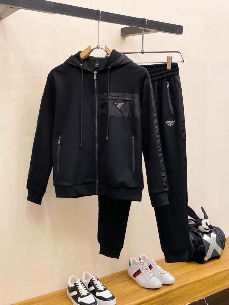 2025年3月28日入荷新作PRADA春秋メンズ 上下セット...