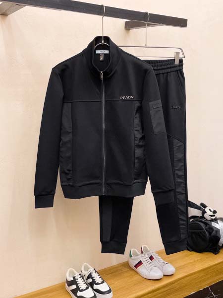 2025年3月28日入荷新作PRADA春秋メンズ 上下セット...