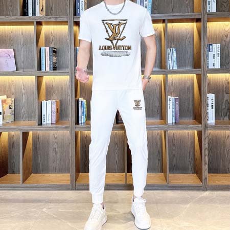 2025年4月1日入荷新作Louis Vuitton夏メンズ 上下セットM-5XL/zhan工場