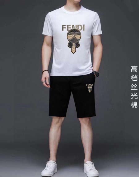 2025年4月2日入荷新作FENDI夏メンズ 上下セットM-5XL/zhan工場