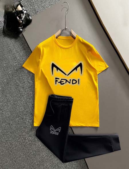 2025年4月2日入荷新作FENDI夏メンズ 上下セットM-5XL/zhan工場
