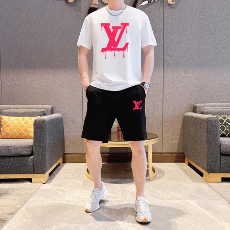 2025年4月2日入荷新作Louis Vuitton夏メンズ 上下セットM-5XL/zhan工場