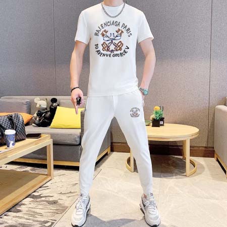 2025年4月2日入荷新作BALENCIAGA夏メンズ 上下セットM-5XL/zhan工場